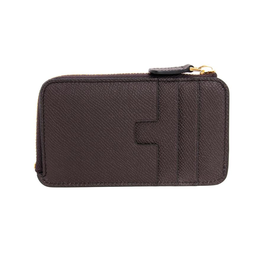 トムフォード TOM FORD 財布 カードケース/コインケース（フラグメントケース） SMALL GRAIN CALF T LINE MEDIUM ZIP WALLET メンズ YM238 LCL081Sの画像
