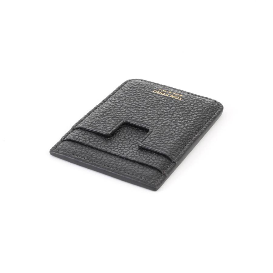 トムフォード パスケース T LINE  パイソン カードケース レザー 黒 TOM FORD トムフォード カードケース T LINE MAGSAFE WALLET