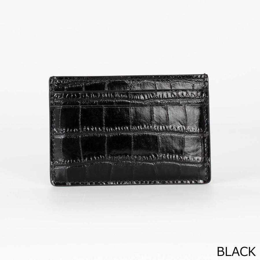 トムフォード TOM FORD カードケース EXOTIC LINE SHINY PRINTED CROC CLASSIC CARD HOLDER メンズ Y0413 LCL439G / LCL439Sの画像