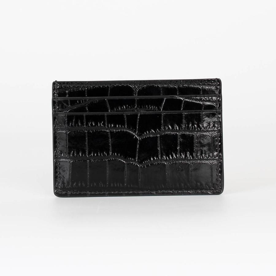 トムフォード TOM FORD カードケース EXOTIC LINE SHINY PRINTED CROC CLASSIC CARD HOLDER メンズ Y0413 LCL439G / LCL439Sの画像