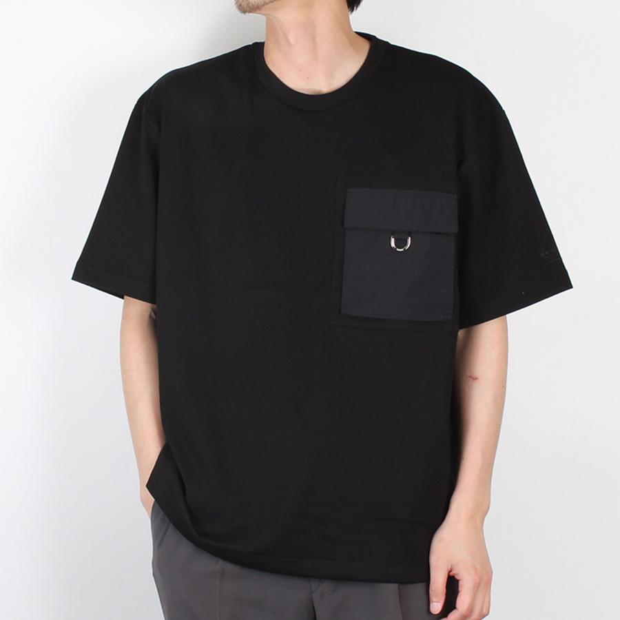 TATRAS タトラス 半袖Tシャツ 胸ポケット バックロゴ ブラック XL TATRAS（タトラス） 半袖Tシャツ SISIFO シージオ メンズ