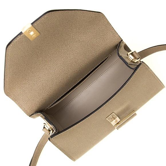 ヴァレクストラ VALEXTRA ミニイジィデ オイスターグレー ゴールド金具 ソフトカーフスキン レディース ショルダーバッグ ミニ イジィデ バッグ | オイスターグレー – Valextra