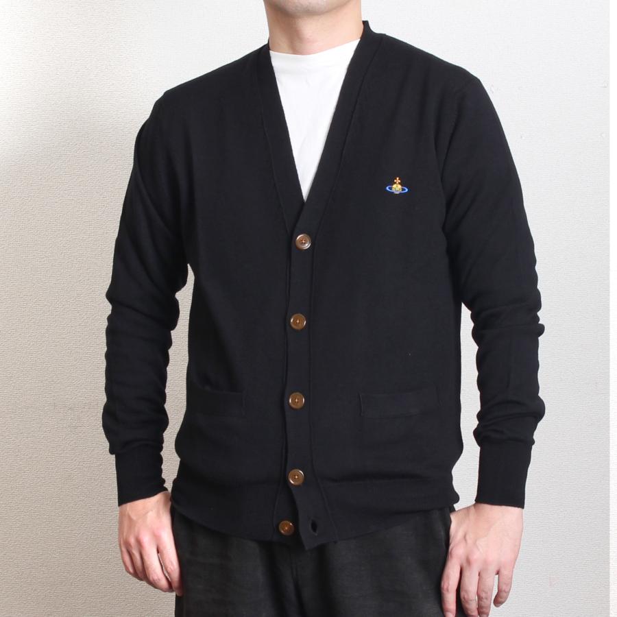 ヴィヴィアンウエストウッド VIVIENNE WESTWOOD メンズ Vネック長袖カーディガン MAN CARDIGAN 2701000P Y0006 国内配送｜chgardens｜02