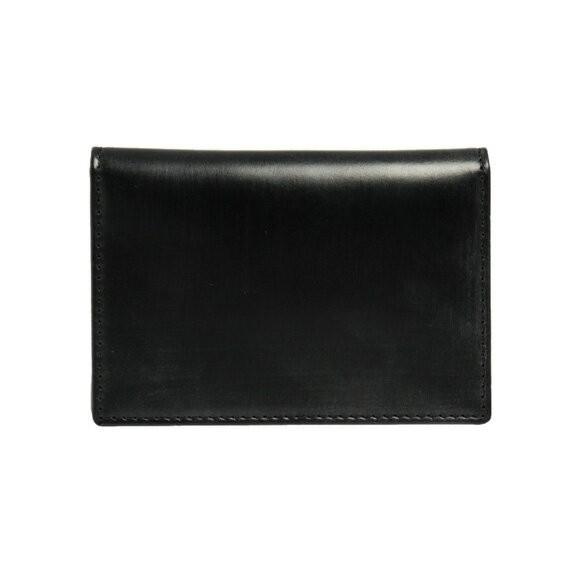 新品 Whitehousecox S7412 名刺入れ BLACK ブライドルレ ホワイトハウスコックス カードケース Whitehouse Cox 名刺入れ
