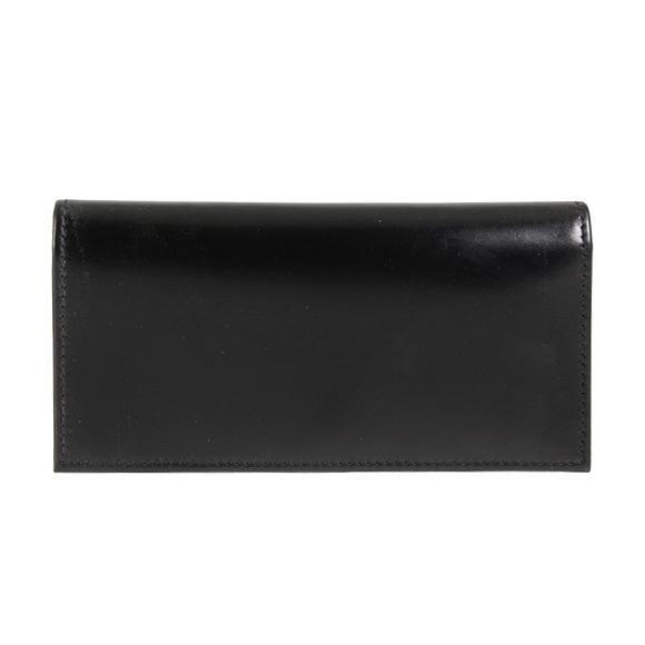 ホワイトハウスコックス WHITEHOUSE COX 財布 メンズ 長財布（小銭入れ付き） ブラック LONG WALLET FOLD TAB PURSE S9697 BRIDLE 2TONE BLACK/RED 国内配送 | Whitehouse Cox | 01
