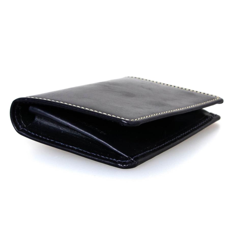 ホワイトハウスコックス WHITEHOUSE COX メンズ 名刺入れ(カードケース) ネイビー NAME CARD CASE BRIDLE S7412 NAVY｜chgardens｜02