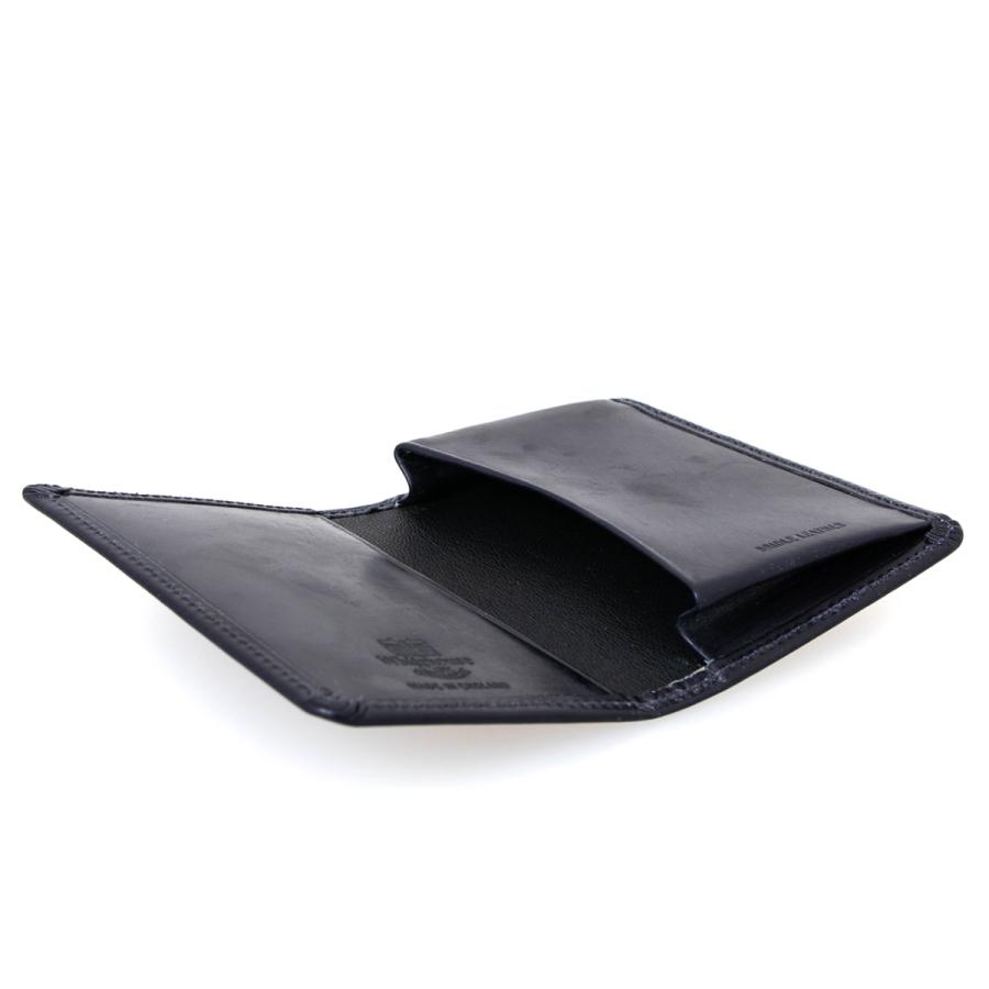 Whitehouse Cox ケース ネイビーxブラック Whitehouse Cox（ホワイトハウスコックス） メンズ 名刺入れ（カード