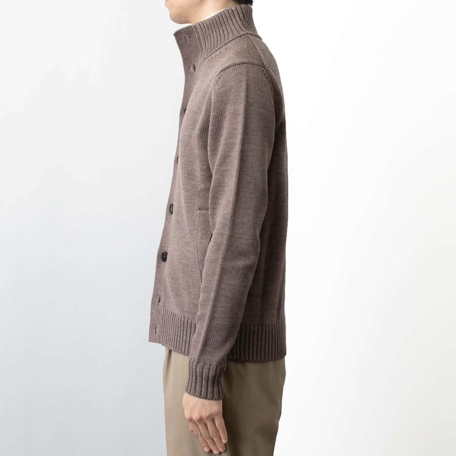 ザノーネ ZANONE 長袖カーディガン CARDIGAN CHIOTO SLIM FIT キョート スタンドカラー カーディガン 810100 ZR229 メンズの画像