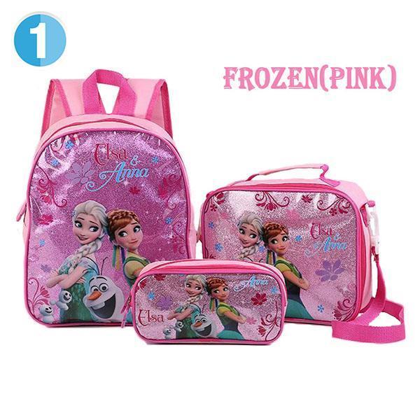 最高級のスーパー リュックサック アナと雪の女王 エルサ 3点セット リュック キッズ 大容量 子供 バッグ おしゃれ 通学 軽量 子供リュック ベビー セーフティグッズ Cisama Sc Gov Br
