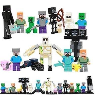 マインクラフト風 レゴ互換 ミニフィグ１６体セット マイクラ風 子供おもちゃ お得 大人気 卸直営