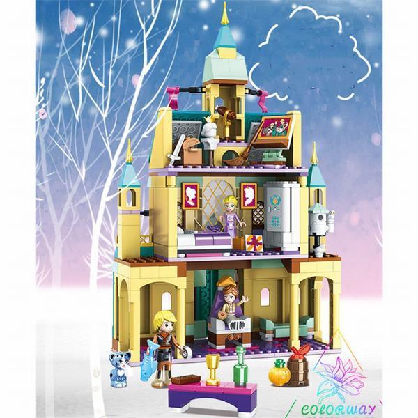 円高還元 互換品 ブロック プリンセス アナとエルさ 雪の女王2 アレンデール城 クリスマスプレゼント 新品 女の子おもちゃ Cisama Sc Gov Br