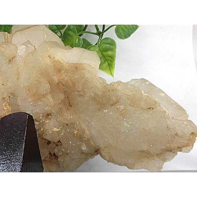 天然石 マダガスカル産 カテドラル水晶クラスター 台座付 200720586