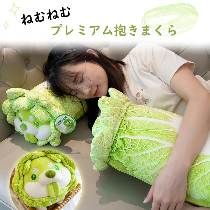 ぬいぐるみ 白菜犬 抱き枕 大きいサイズ 巨大ぬいぐるみ 野菜の精霊 野菜の妖精 キャベツ犬 柴犬 贈り物 ギフト お祝い 飾り 誕生日 プレゼント おもちゃん 子供 三つの姿 30cm 華麗