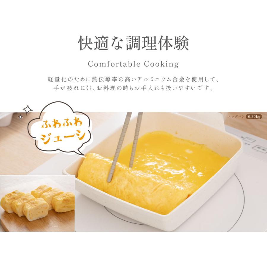 フライパンセット 19点 IH〜ガス火対応 取っ手が取れる 4in1 4つ穴円形フライパン 蒸し器 卵焼き器 ソースパン 蓋付き 鍋 軽い 手入れ簡単 passo-004-set15_4