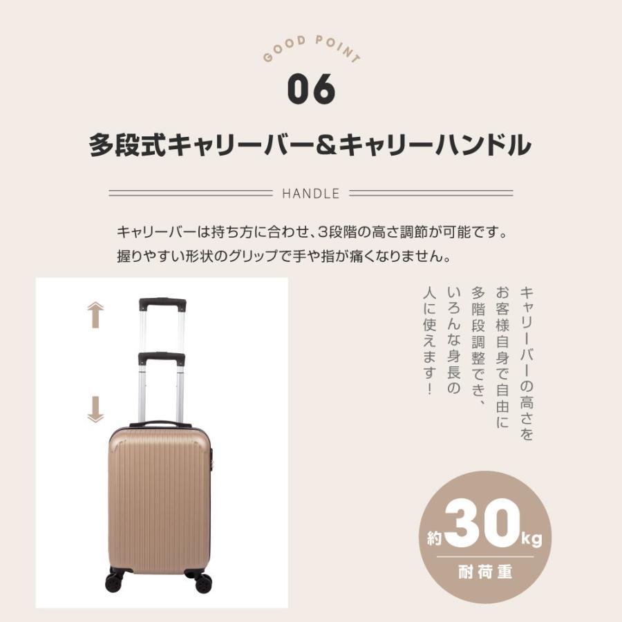 kpldol 未使用、新品　機内持ち込み　20インチ 中型　TSAロック付き TSAロック搭載スーツケース