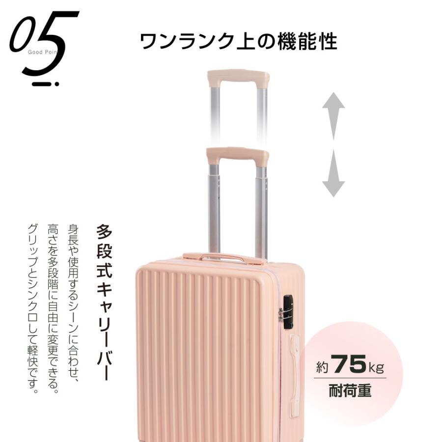 スーツケース キャリーケース キャリーバッグ 4カラー選ぶ Mサイズ 4-7