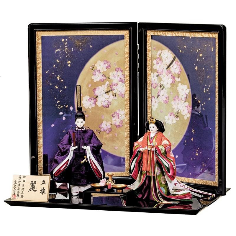 雛人形 平安豊久 押し花屏風 立雛 親王飾り 麗 ひな人形 HJ-067 p16