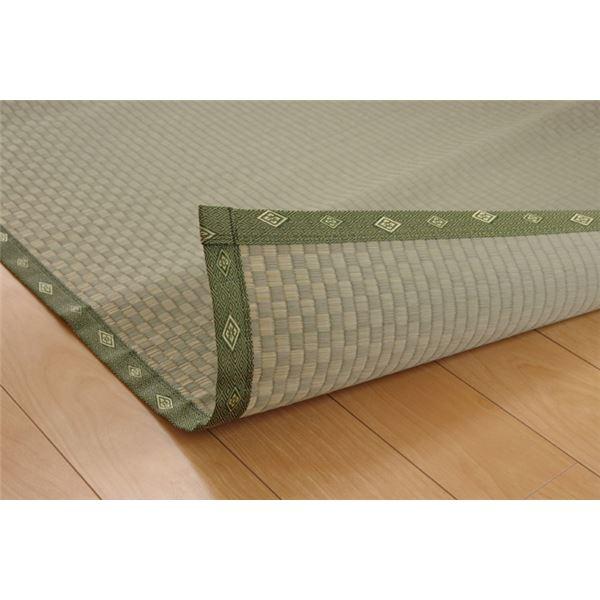 い草 上敷き/ラグマット 〔市松織 三六間3畳 約182×273cm〕 日本製 抗菌防臭 耐久性抜群 熊本県八代産イ草使用 〔リビング〕_5