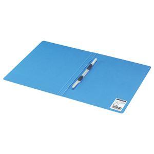 (まとめ) コクヨ レターファイル(色厚板紙) A4ヨコ 120枚収容 背幅20mm 青 フ-555B 1冊 〔×15セット〕_3