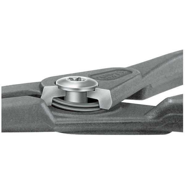 KNIPEX クニペックス 4921-A41 軸用 精密 スナップリングプライヤー 曲 SB 工具 ツール DIY 作業工具 道具 プライヤー