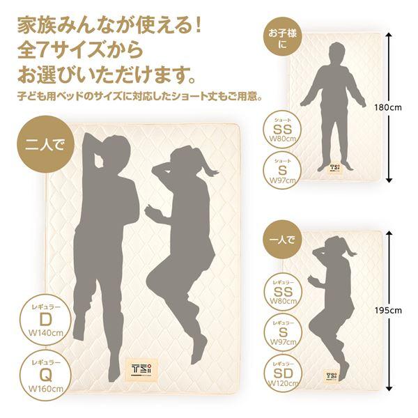 完全受注生産 純国産 東京スプリング TSI ポケットコイルマットレス 〔ベーシックタイプ/レギュラー丈 クイーン〕 ノンヒートコイル 抗菌・防臭・防ダニ加工_4