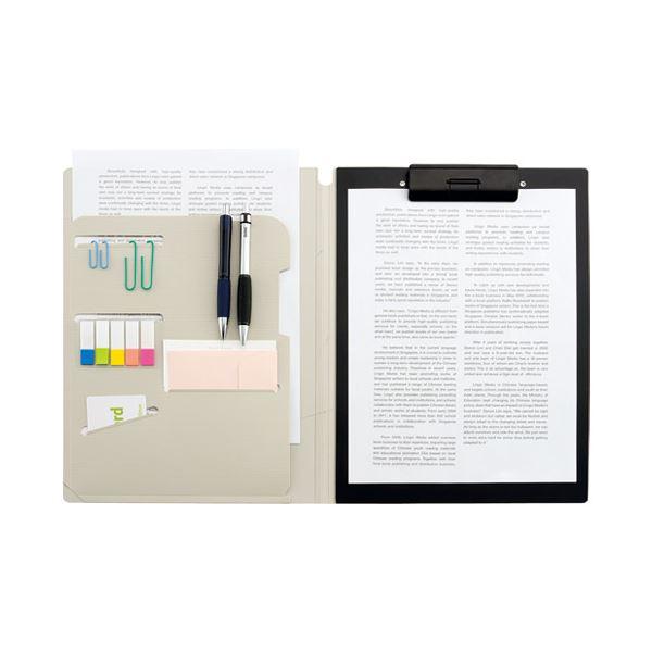 (まとめ）LIHITLAB SMARTFIT クリップファイル F-7560-16〔×10セット〕_1