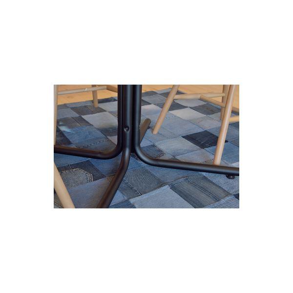 サイドテーブル ミニテーブル 幅100cm ナチュラル 長方形 スチール ダリオ カフェテーブル リビング ダイニング インテリア家具｜chibamart｜03