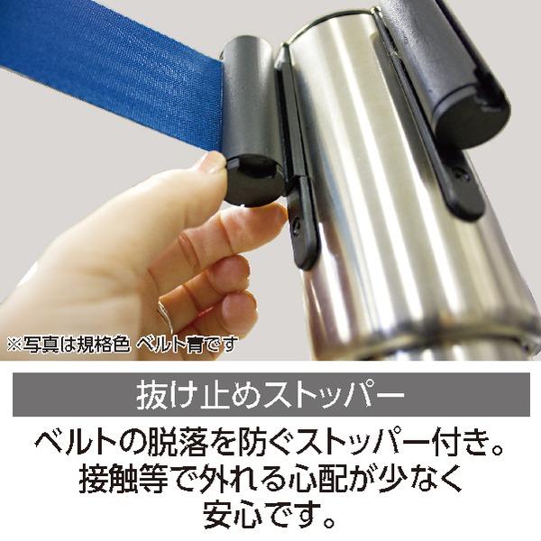 ベルト パーテーション スタンド D 間仕切り ベルト黒 ステンレス 屋内用 室内 スタート・キャッチ一体型ヘッド スタッキング可
