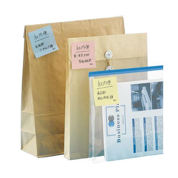 (まとめ) TANOSEE 広範囲のりふせん 75×75mm 4色 1パック（5冊） 〔×10セット〕_3