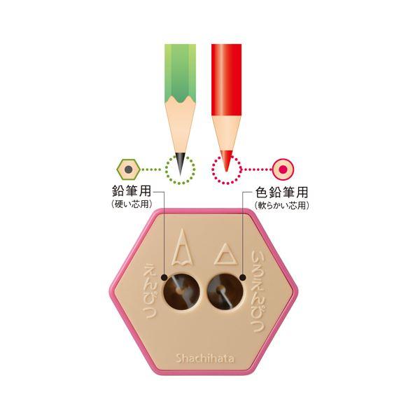 (まとめ) シヤチハタ ケズリキャップ ツインピンク ZKC-W2／H 1個 〔×30セット〕_1