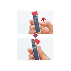 (まとめ) TANOSEE シャープ SHARP替芯 0.5mm 2B 1セット（400本：40本×10個） 〔×30セット〕の画像