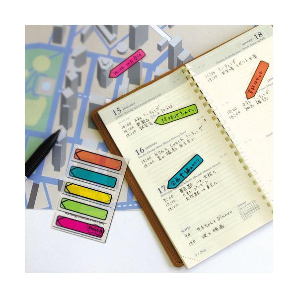 (まとめ) 3M ポストイット ジョーブ ポインター 44×12mm 5色 684NE 1パック（5冊） 〔×30セット〕_2