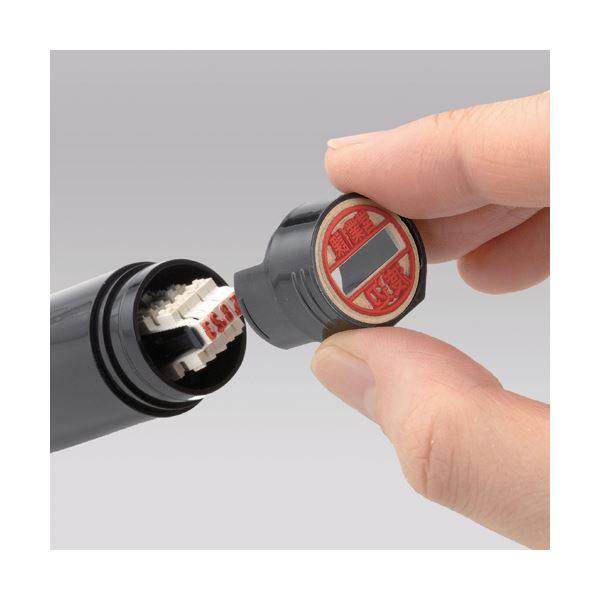 （まとめ）シヤチハタ データーネームEX 15号専用印面（入力済）XGL-15M-J27 1個〔×10セット〕_1