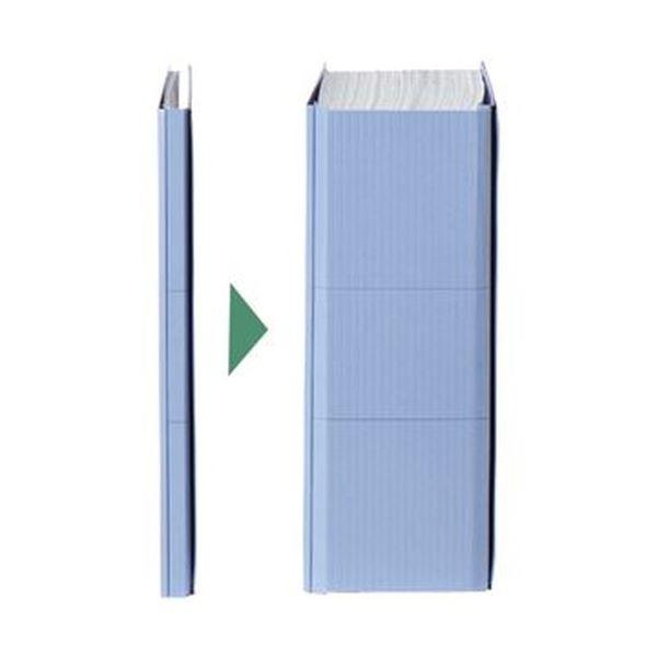 （まとめ）TANOSEE 背幅伸縮フラットファイル（PPラミ表紙）A4タテ 1000枚収容 背幅18〜118mm ピンク 1冊〔×50セット〕の画像