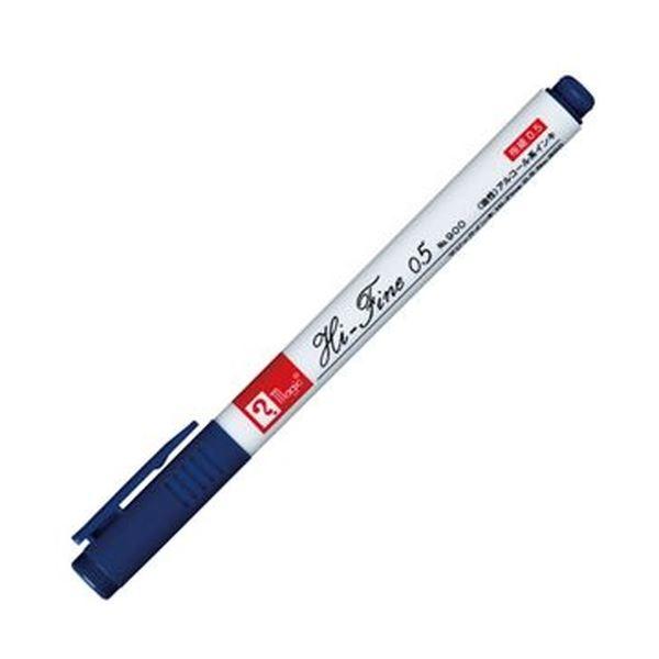 （まとめ）寺西化学 油性マーカー マジックインキNo.900 青 M900R-T3 1セット（10本）〔×10セット〕の画像