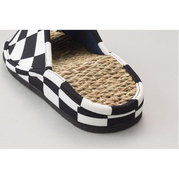 4570062404024 【2個入】 足にフィット！土踏まずサポート健康室内草履 グリーン×ブラック／M 114594【キャンセル不可】 足にフィット 土踏まずサポート健康室内草履/スリッパ〔グリーン