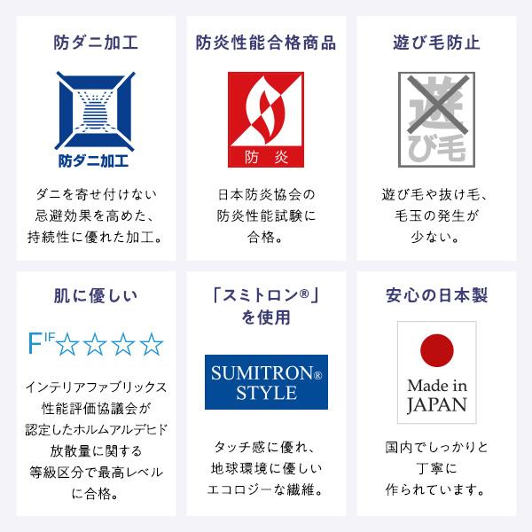 日本製 六角形ラグ 〔同色8枚入 イエローグリーン〕 タイルカーペット 防音 防炎 防ダニ スミノエ 『ロッカク』_8