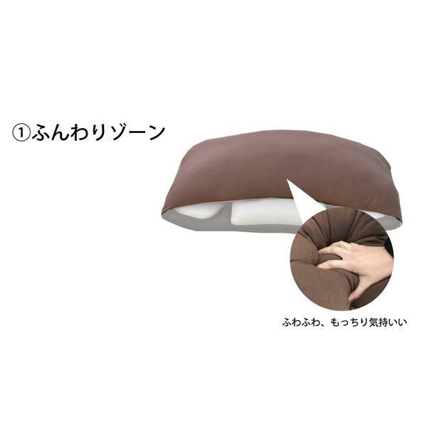 枕 寝具 約35×65×18cm 日本製 ピローケース付き 整体師のふわもち枕 ベッドルーム 寝室 プレゼント 贈り物_2