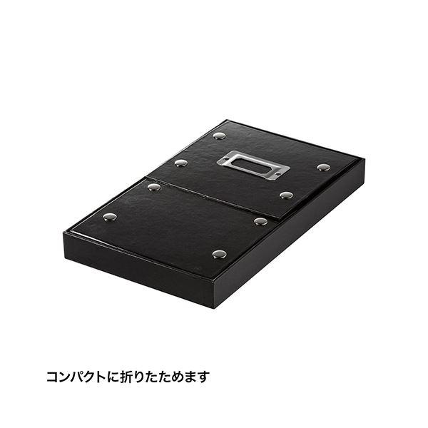 〔5個セット〕 サンワサプライ 組み立て式CD BOX(ブラック) FCD-MT3BKNX5の画像
