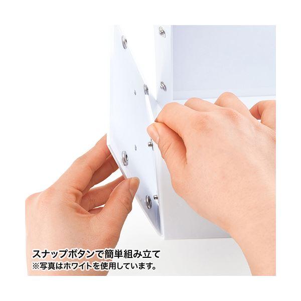 〔5個セット〕 サンワサプライ 組み立て式CD BOX(ブラック) FCD-MT3BKNX5の画像