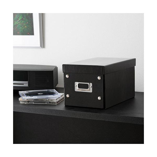 〔5個セット〕 サンワサプライ 組み立て式CD BOX(ブラック) FCD-MT3BKNX5の画像