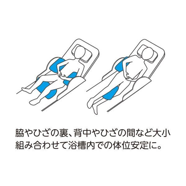 日本エンゼル 入浴サポートクッションII 枕型 小 1126-B 1個_3