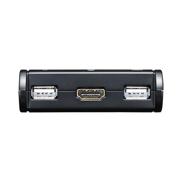 サンワサプライ HDMI対応 手元スイッチ付きパソコン自動切替器 (2：1) SW-KVM2WHU 1台_1