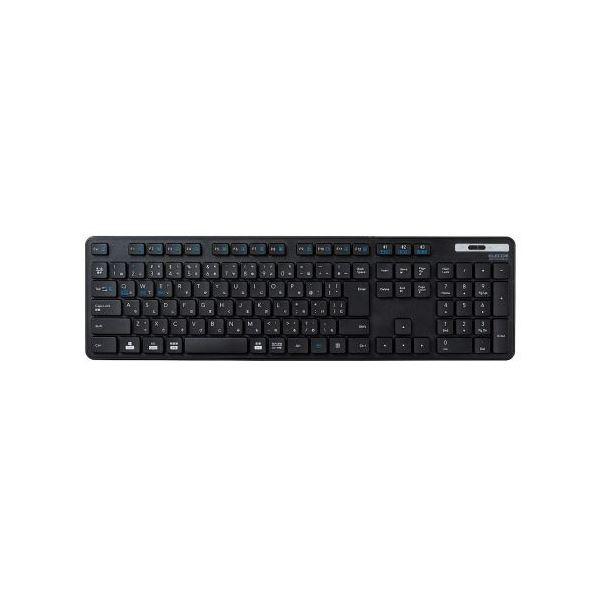エレコム Bluetooth 5.0薄型フルキーボード ブラック TK-FBM120KBK 1台_1