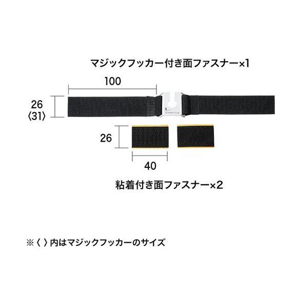 サンワサプライ I/Oロックベルト(USBプラグ対応) CA-NB002 1パック｜chibamart｜02