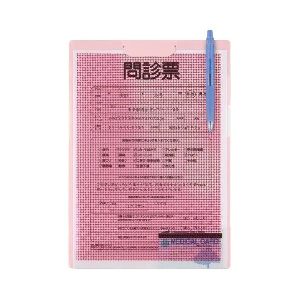 (まとめ) プラス シンプルワーク クリップ付ボードホルダー カモフラージュ A4タテ ブルー FL-130CH 1枚 〔×50セット〕_1