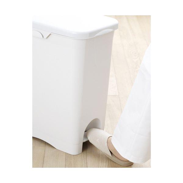 (まとめ) リス HOME＆HOME ペダルペール スリム 45L グレー GPRB038 1台 〔×3セット〕_1