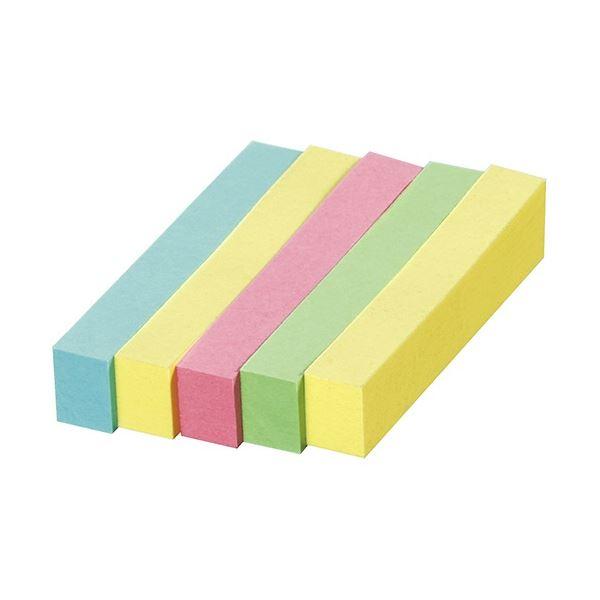 (まとめ) コクヨ タックメモ(お徳用・付箋タイプ)ミニサイズ・スリムタイプ 50×7.2mm 4色ミックス メ-2017 1パック(50冊) 〔×5セット〕_1