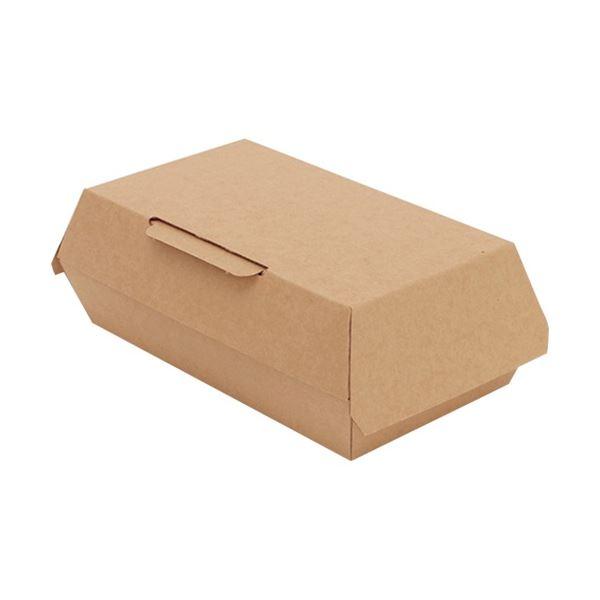 (まとめ) HEIKO 食品箱 ネオクラフトランチボックス S #004248008 1パック(20枚) 〔×5セット〕の画像