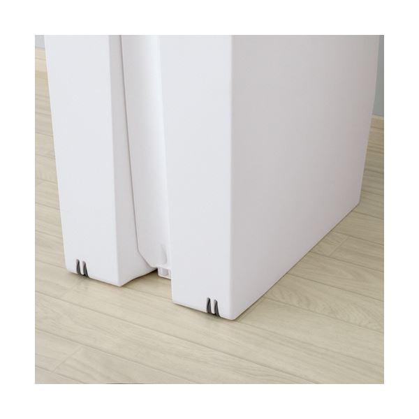 (まとめ) リス 棚下で使えるペダルダストボックス 35L ダークグレー GPRB048 1台 〔×3セット〕の画像